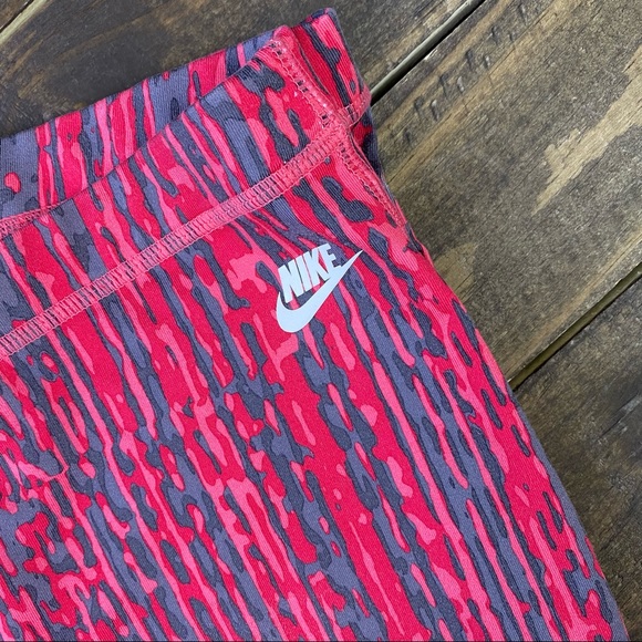 Nike Pink/Gray Compression Tights Size XSmall - Picture 2 of 7